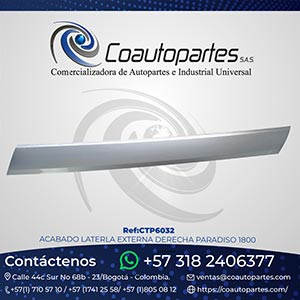 ACABADO LATERLA EXTERNA DERECHA PARADISO 1800 10234177