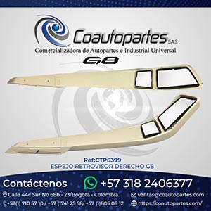 ESPEJO RETROVISOR DER. G8 11285291