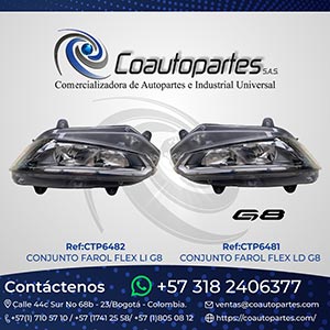 CONJUNTO FAROL FLEX LD/LD G8