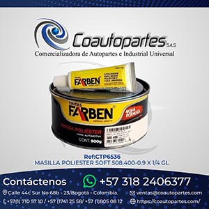 MASILLA POLIESTER SOFT 508.400-0.9 X 1/4 Gl 508.400-0.9