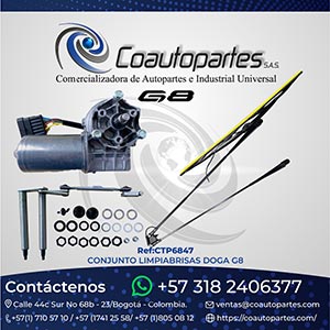 CONJUNTO MECANISMO LIMPIABRISAS G8 11288133
