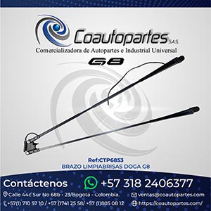 BRAZO LIMPIAPARABRISAS DOGA G8 11583019