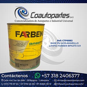 BASE PU ACR.AMARILLO LIMPIO FARBEN BPA273-0.9