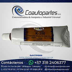 CATALIZADOR MASILLA ROJO 120 GR 8350D