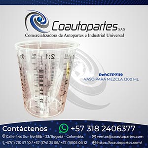 VASO PARA MEZCLA 1300 ML