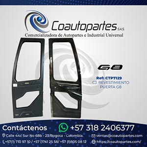 CONJ. REVESTIMIENTO PUERTA G8 12640294
