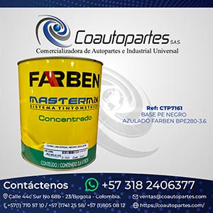 BASE PE NEGRO AZULADO FARBEN BPE280-3.6