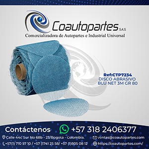 DISCO ABRASIVO BLU NET 3M GR 80