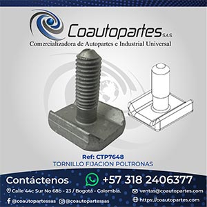 TORNILLO FIJACION POLTRONAS