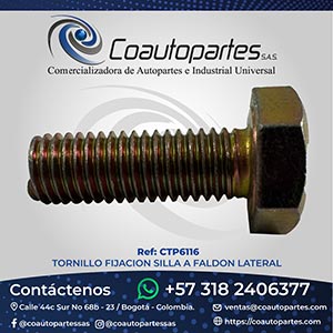 TORNILLO FIJACION SILLA A FALDON LATERAL