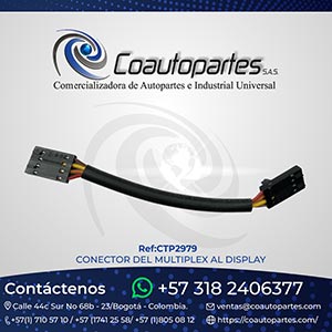 CONECTOR DEL MULTIPLEX AL DISPLAY