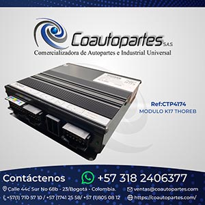 MODULO K17 THOREB SEGUNDO VAGON PRIMERA SANFONA BRT