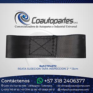 REATA SUJECION TAPA INSPECCION 2" * 13cm