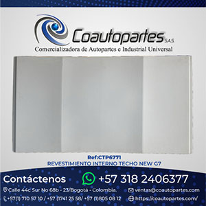 REVESTIMIENTO INTERNO TECHO NEW G7