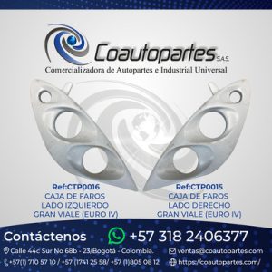 CAJA DE FAROS LADO IZQUIERDO GRAN VIALE (EURO IV) 10897593