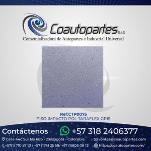 PISO IMPACTO POL TARAFLEX GRIS 10683164 PROQUINAL