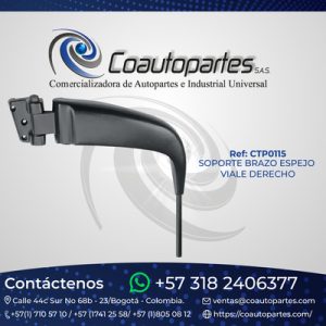 SOPORTE BRAZO ESPEJO VIALE DERECHO 10789726 5-012000