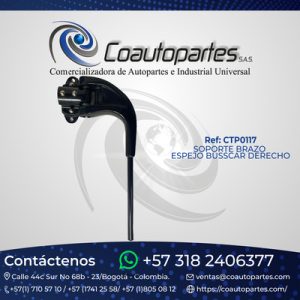 SOPORTE BRAZO ESPEJO BUSSCAR DERECHO 5-267000 001-127D