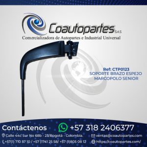 SOPORTE BRAZO ESPEJO MARCOPOLO SENIOR IZQUIERDO GERERICO POLIURETANO 001-119I-13