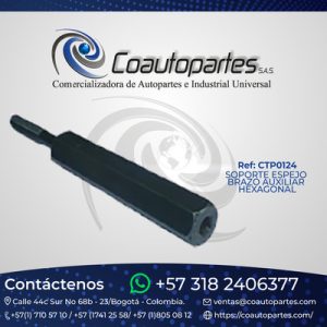 SOPORTE ESPEJO BRAZO AUXILIAR HEXAGONAL