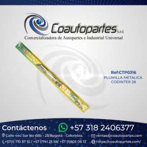 PLUMILLA METALICA CODINTER 28" 720119 -