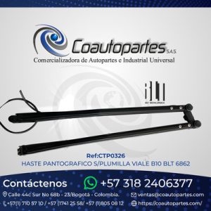 HASTE PANTOGRAFICO S/PLUMILLA VIALE B10 BLT 6862