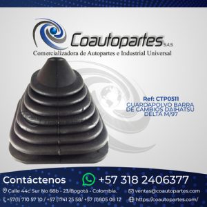 GUARDAPOLVO BARRA DE CAMBIOS DAIHATSU DELTA M/97