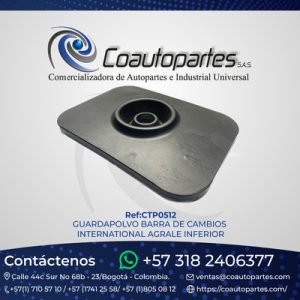 GUARDAPOLVO BARRA DE CAMBIOS INTERNATIONAL AGRALE INFERIOR 11 NVI