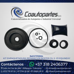 KIT EMPAQUETADURA REPARACION BOSTER CIL 2- 1/2 EQUINEHY