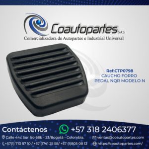 CAUCHO FORRO PEDAL NQR MODELO N