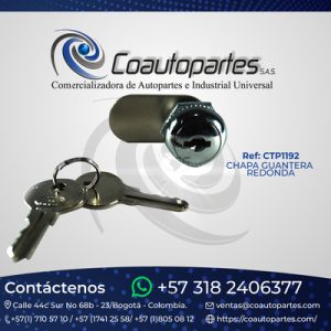 CHAPA GUANTERA REDONDA