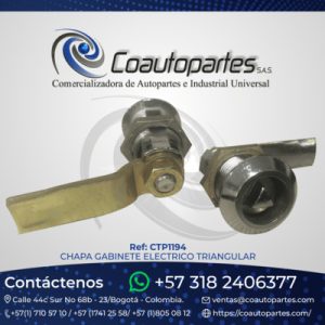 CHAPA GABINETE ELECTRICO TRIANGULAR G5940