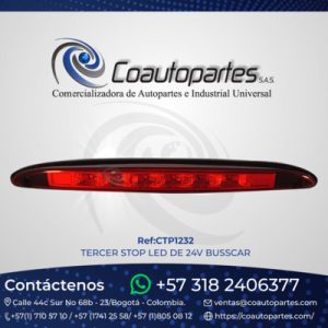 TERCER STOP LED DE 24V BUSSCAR