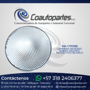 LAMPARA REVERSO NUEVO MILENIO REFLECTIVO BLANCO 10149-C