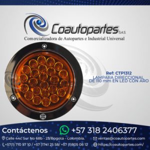 LAMPARA DIRECCIONAL DE 110 mm EN LED CON ARO