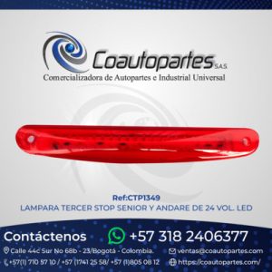 LAMPARA TERCER STOP SENIOR Y ANDARE DE 24 VOL. LED 17201004-0