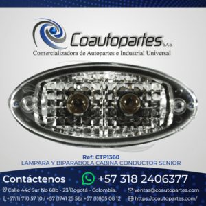 LAMPARA Y BIPARABOLA CABINA CONDUCTOR SENIOR 009-027-6/24