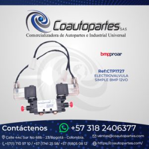 ELECTROVALVULA SIMPLE BMP 12 VOL E33185200