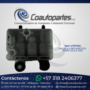 VALVULA NEUMATICA PARA SILLA ISRI 11016379