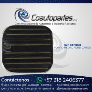 FORRO PEDAL FORD CARGO
