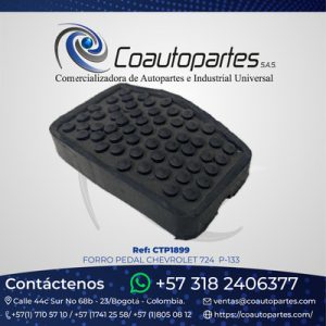 FORRO PEDAL CHEVROLET 724 P-133