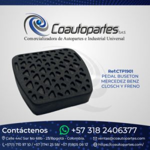 PEDAL BUSETON MERCEDEZ BENZ CLOSCH Y FRENO P-136