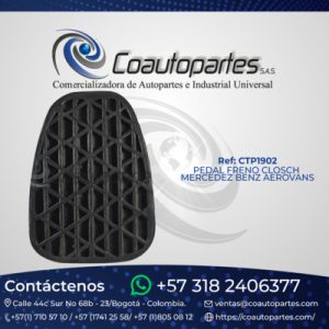 PEDAL FRENO CLOSCH MERCEDEZ BENZ AERO VANS
