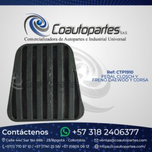 PEDAL CLOSCH Y FRENO DAEWOO Y CORSA