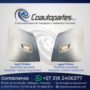 PUNTERA BOMPER TRASERO TORINO DERECHA 11132345
