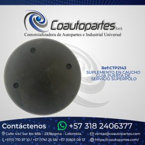 SUPLEMENTO EN CAUCHO GUIA PUERTA DE SERVICIO SUPERPOLO
