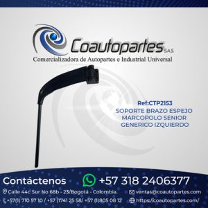 SOPORTE BRAZO ESPEJO MARCOPOLO SENIOR GENERICO IZQUIERDO 5-314000