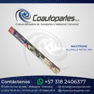 PLUMILLA METAL N18"