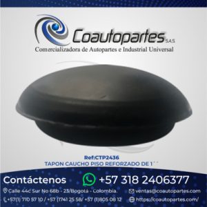 TAPON CAUCHO PISO REFORZADO DE 1" 35-011 - A-13-C