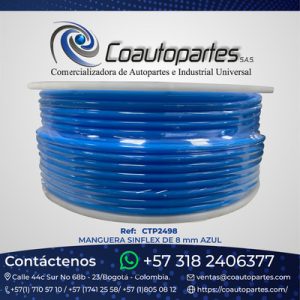 MANGUERA SINFLEX DE 8 mm AZUL 33210040 (AYG PA12PHL-8)